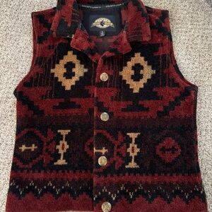 Vintage Style Vest, county clothing co, Cheyenne collection, made in Canada